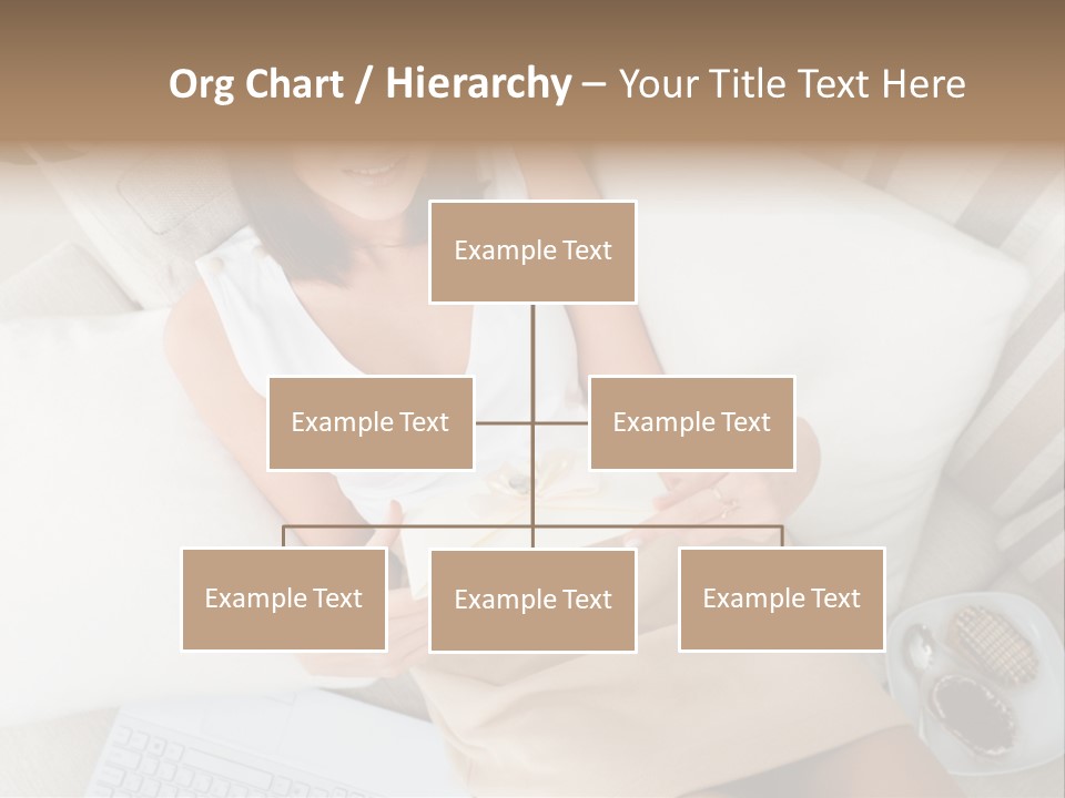 Girl Wellbeing Brunette PowerPoint Template