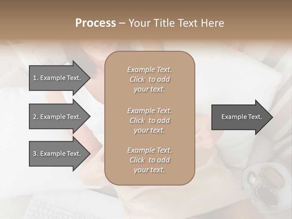 Girl Wellbeing Brunette PowerPoint Template