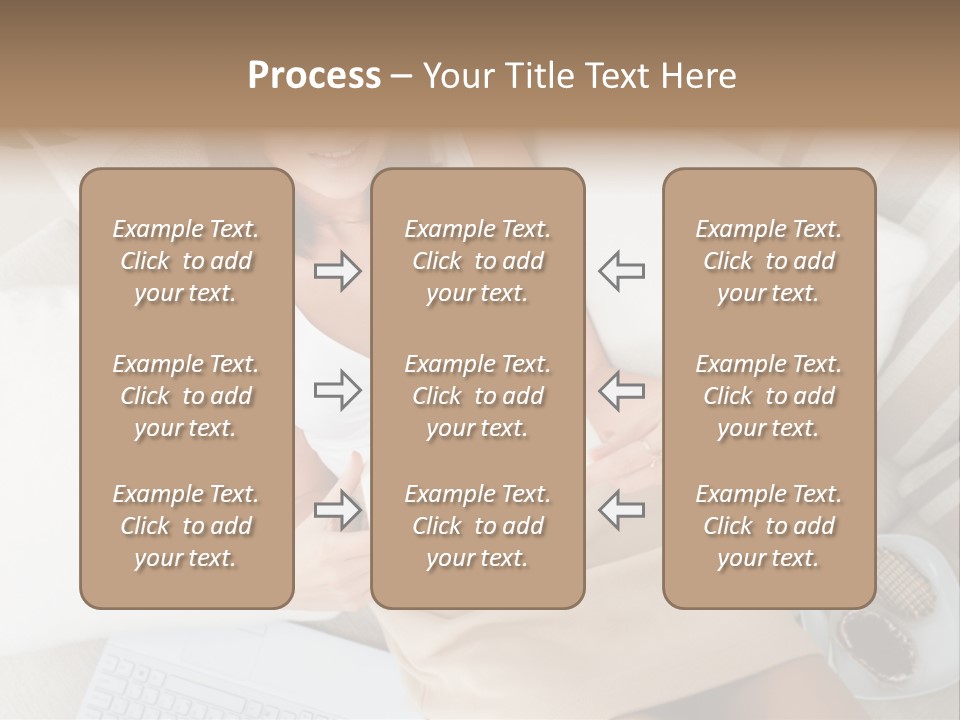 Girl Wellbeing Brunette PowerPoint Template