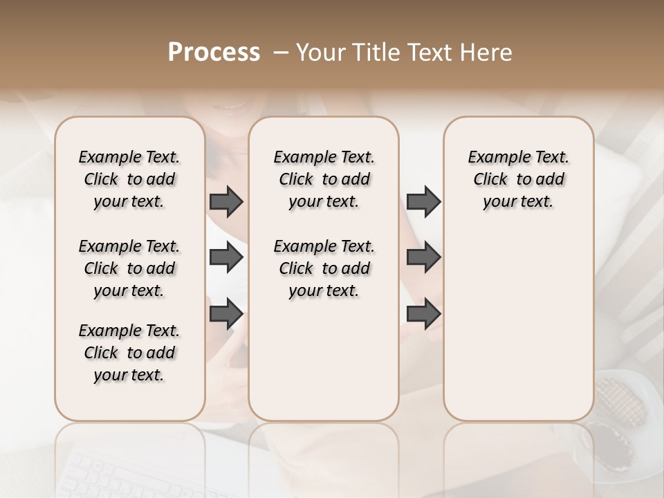 Girl Wellbeing Brunette PowerPoint Template