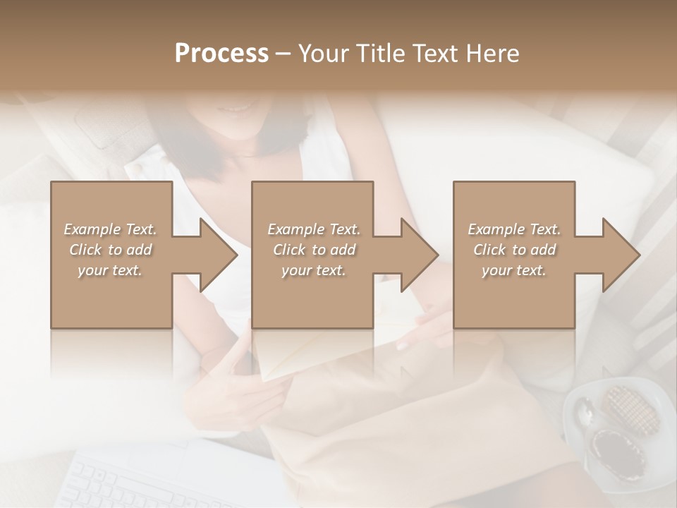 Girl Wellbeing Brunette PowerPoint Template