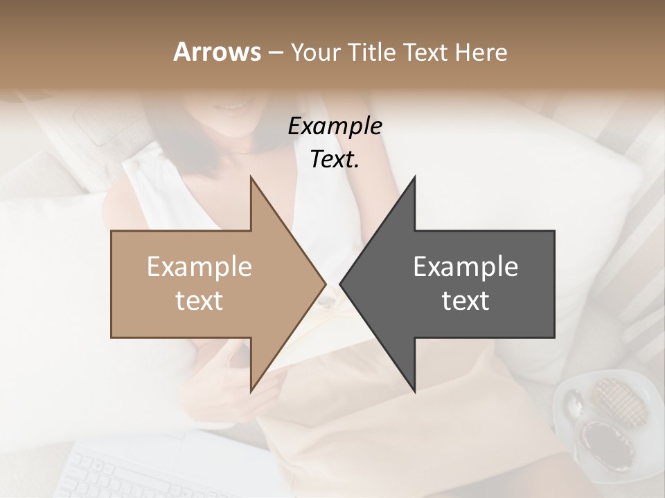 Girl Wellbeing Brunette PowerPoint Template