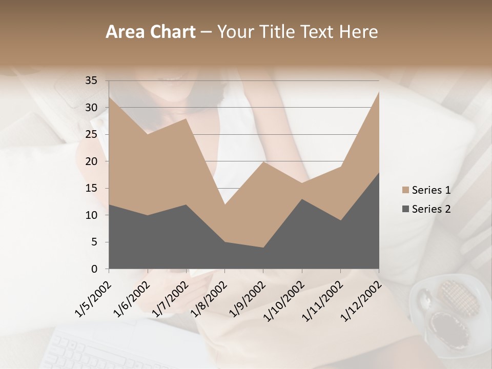 Girl Wellbeing Brunette PowerPoint Template