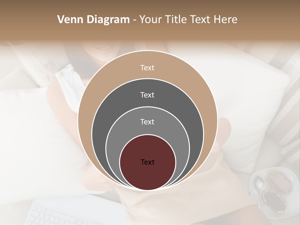 Girl Wellbeing Brunette PowerPoint Template