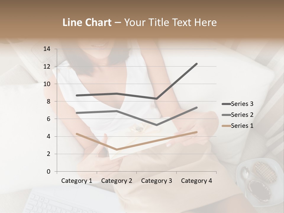 Girl Wellbeing Brunette PowerPoint Template