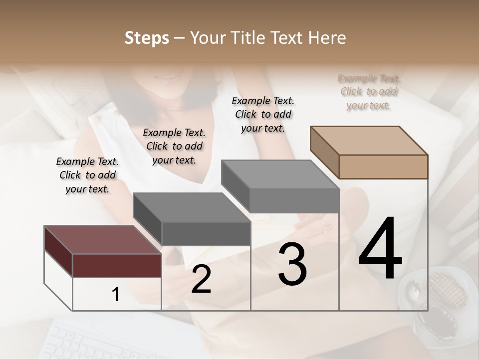 Girl Wellbeing Brunette PowerPoint Template