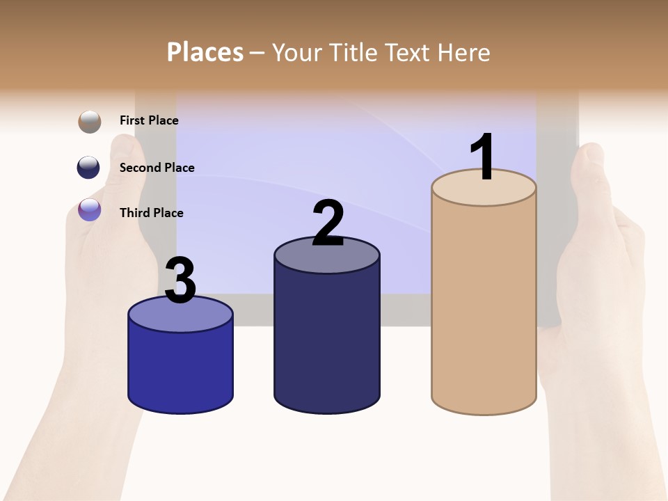 Holding Hand Modern PowerPoint Template