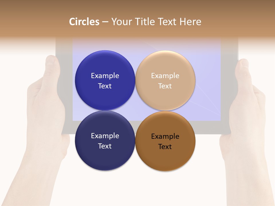 Holding Hand Modern PowerPoint Template