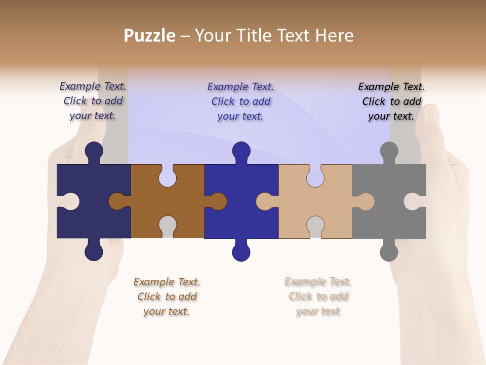 Holding Hand Modern PowerPoint Template