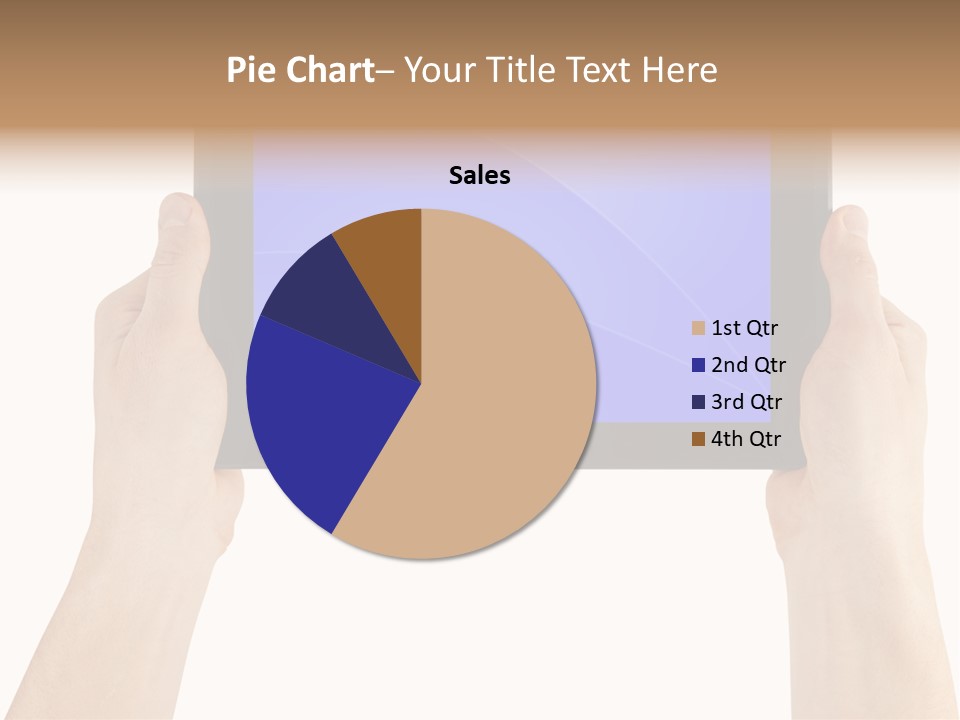 Holding Hand Modern PowerPoint Template