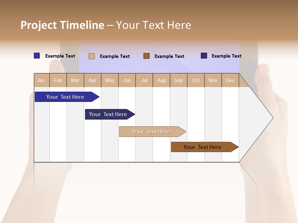 Holding Hand Modern PowerPoint Template