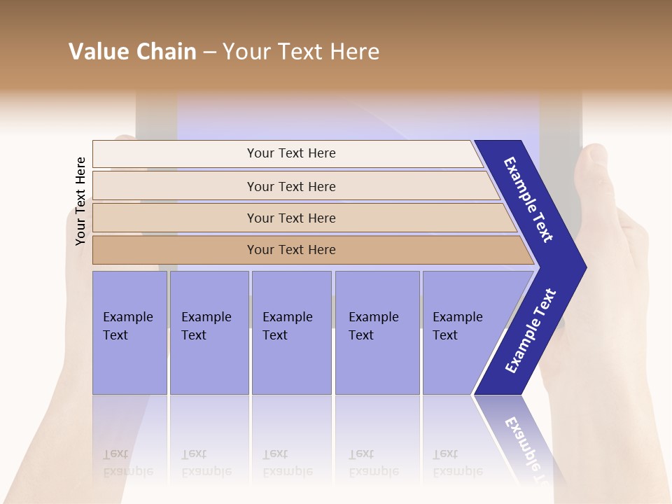 Holding Hand Modern PowerPoint Template