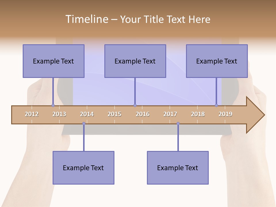 Holding Hand Modern PowerPoint Template
