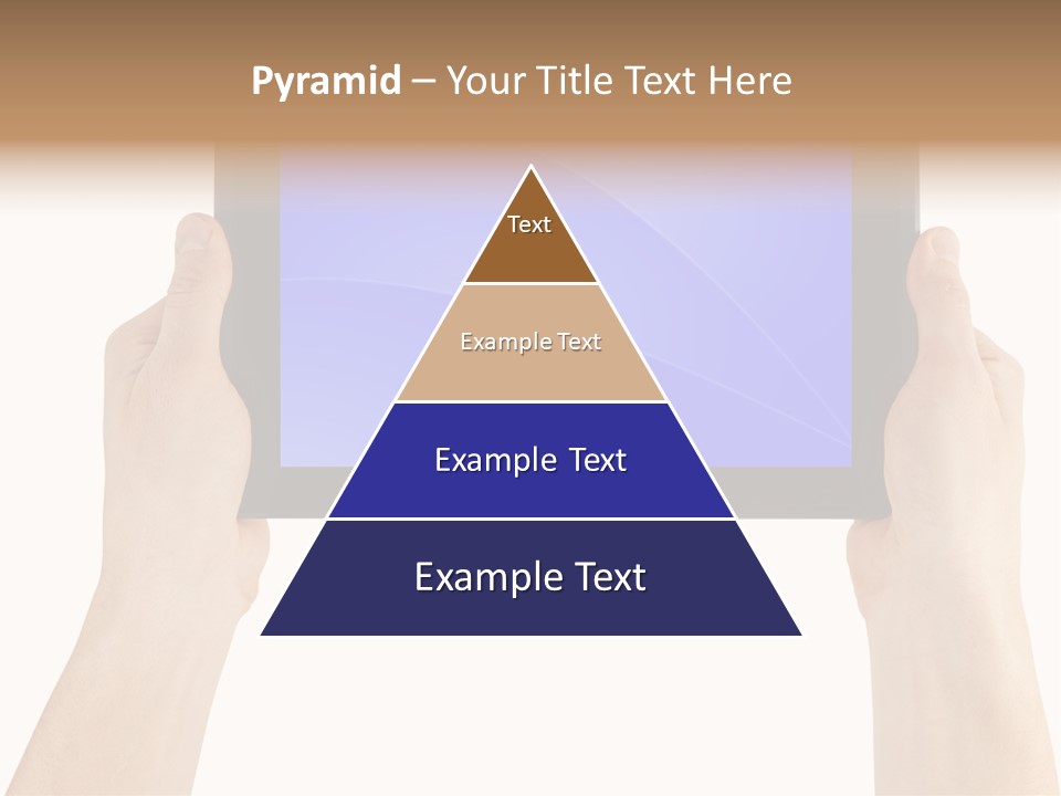 Holding Hand Modern PowerPoint Template