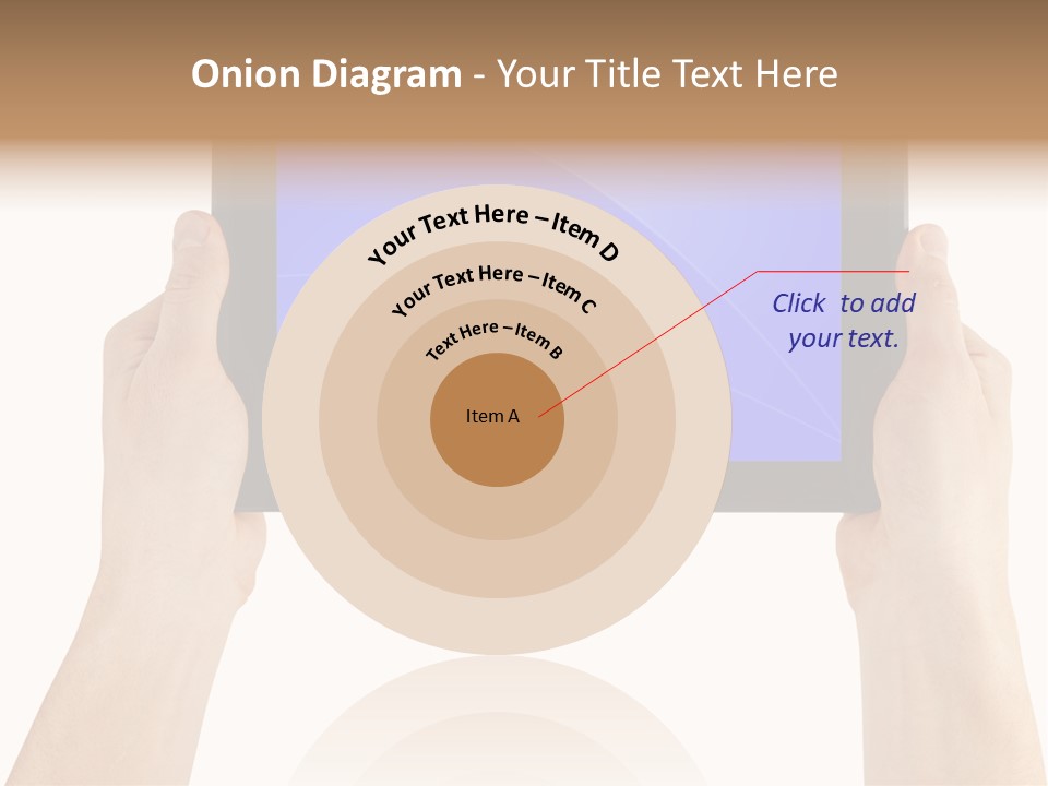 Holding Hand Modern PowerPoint Template
