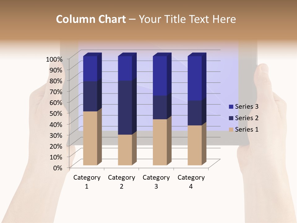 Holding Hand Modern PowerPoint Template