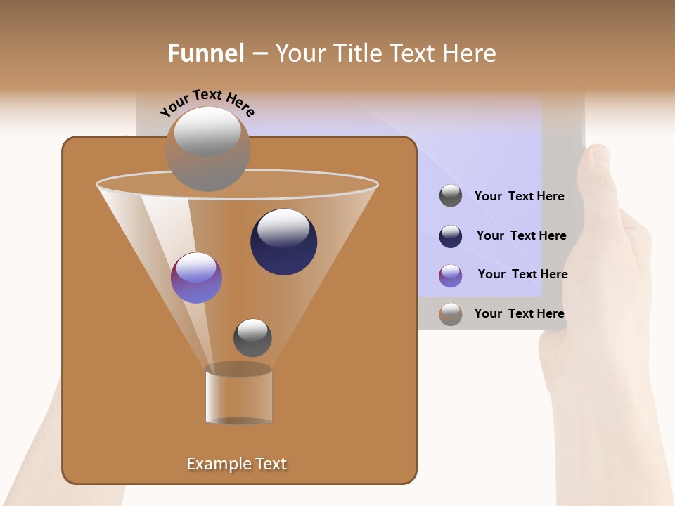 Holding Hand Modern PowerPoint Template