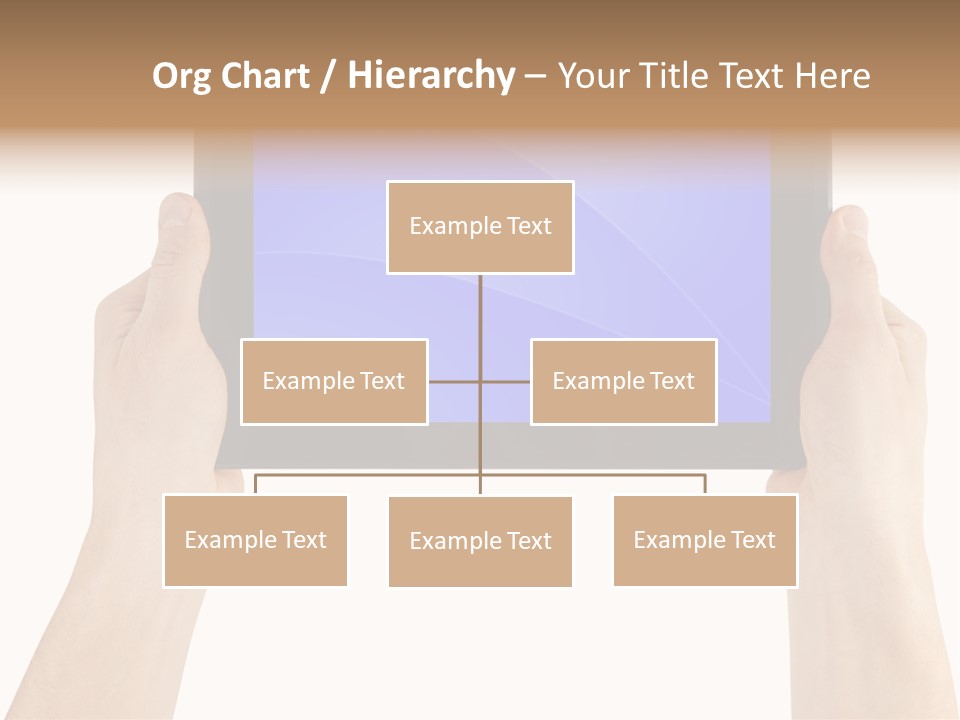 Holding Hand Modern PowerPoint Template
