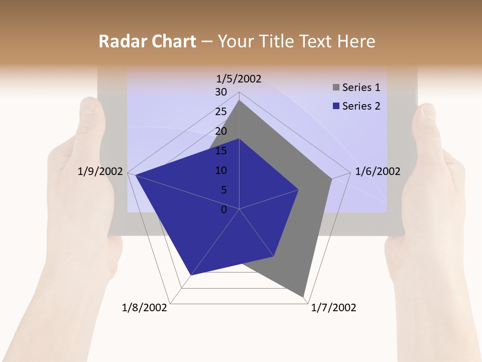Holding Hand Modern PowerPoint Template