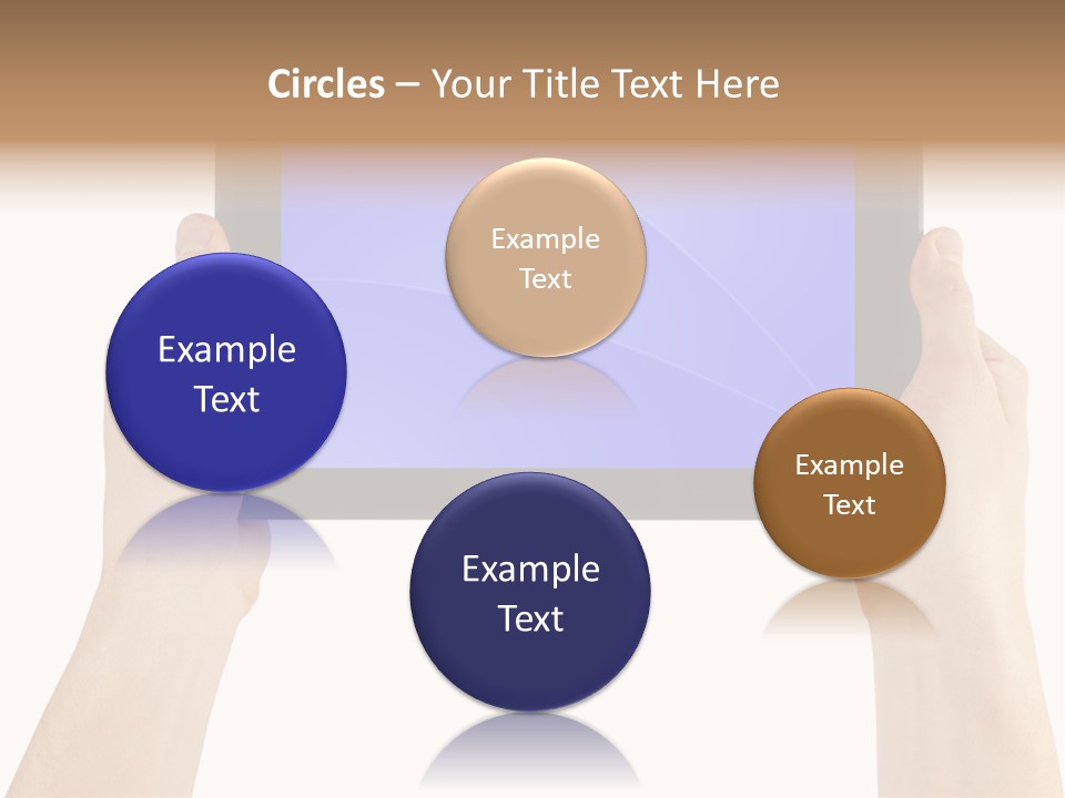 Holding Hand Modern PowerPoint Template