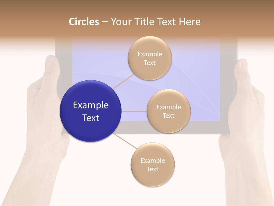 Holding Hand Modern PowerPoint Template