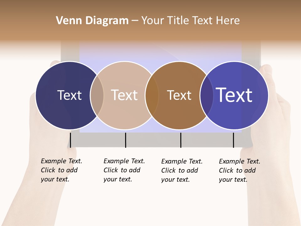 Holding Hand Modern PowerPoint Template