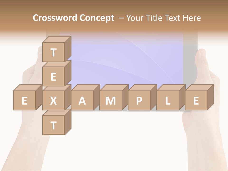 Holding Hand Modern PowerPoint Template