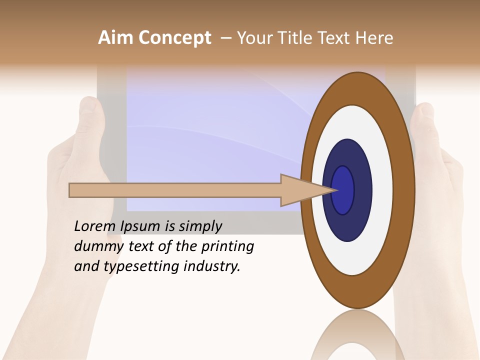 Holding Hand Modern PowerPoint Template