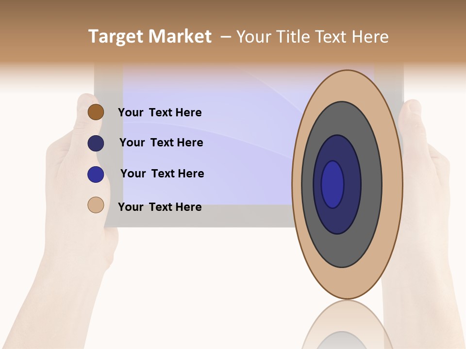 Holding Hand Modern PowerPoint Template