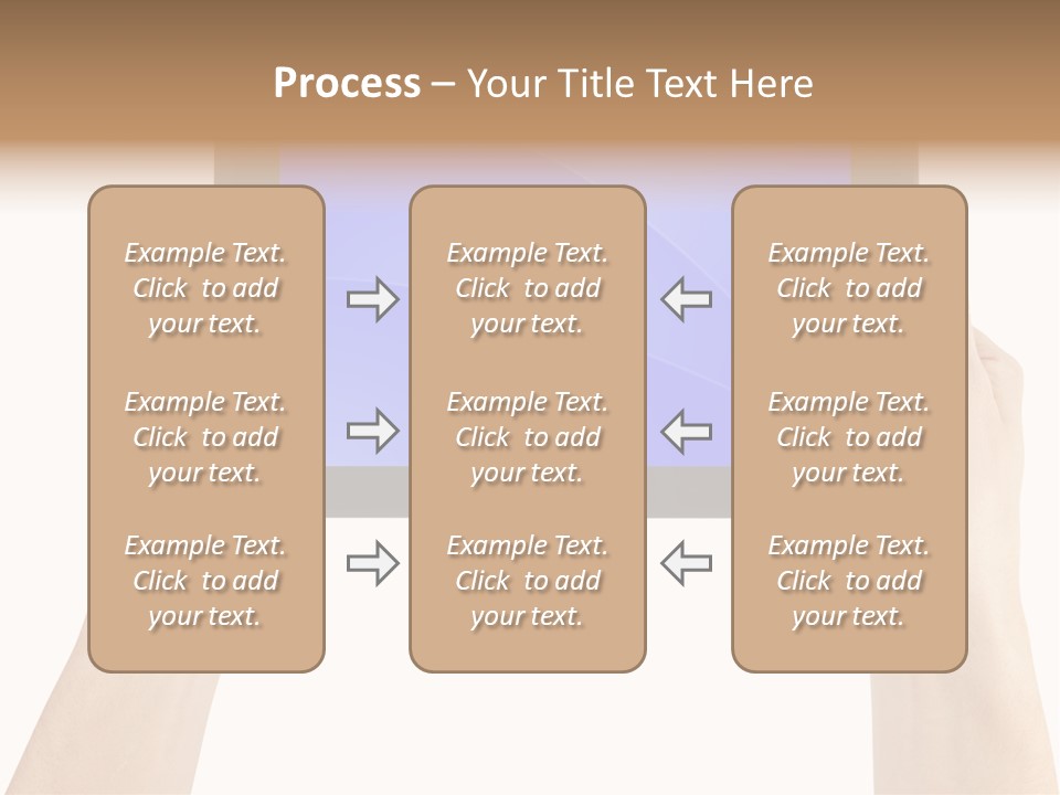 Holding Hand Modern PowerPoint Template