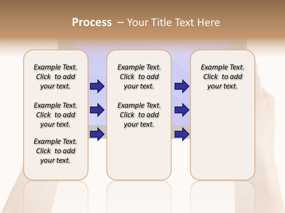 Holding Hand Modern PowerPoint Template