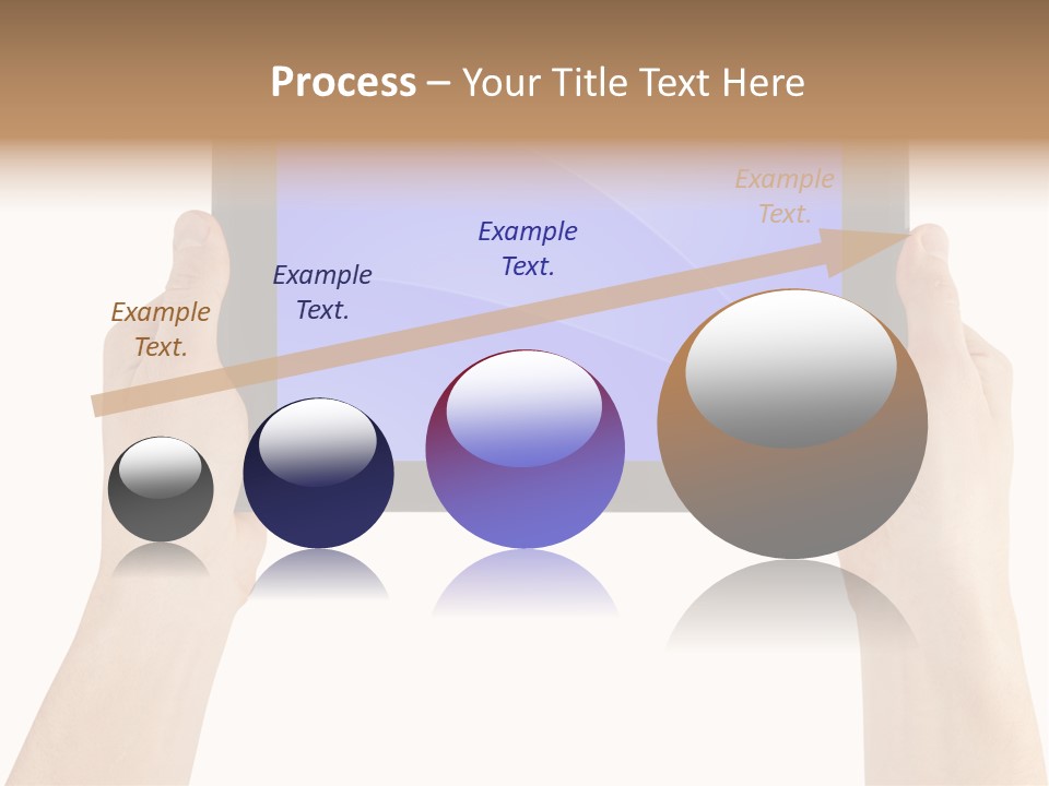 Holding Hand Modern PowerPoint Template