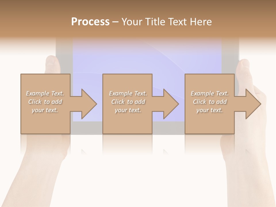 Holding Hand Modern PowerPoint Template