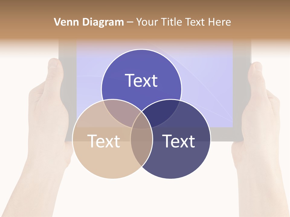 Holding Hand Modern PowerPoint Template