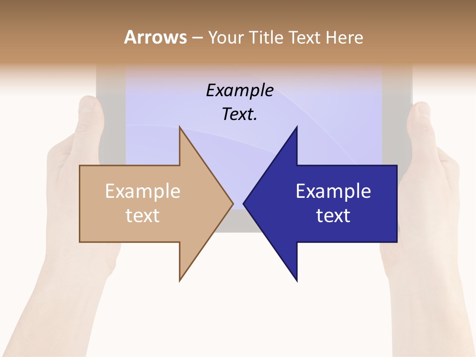 Holding Hand Modern PowerPoint Template