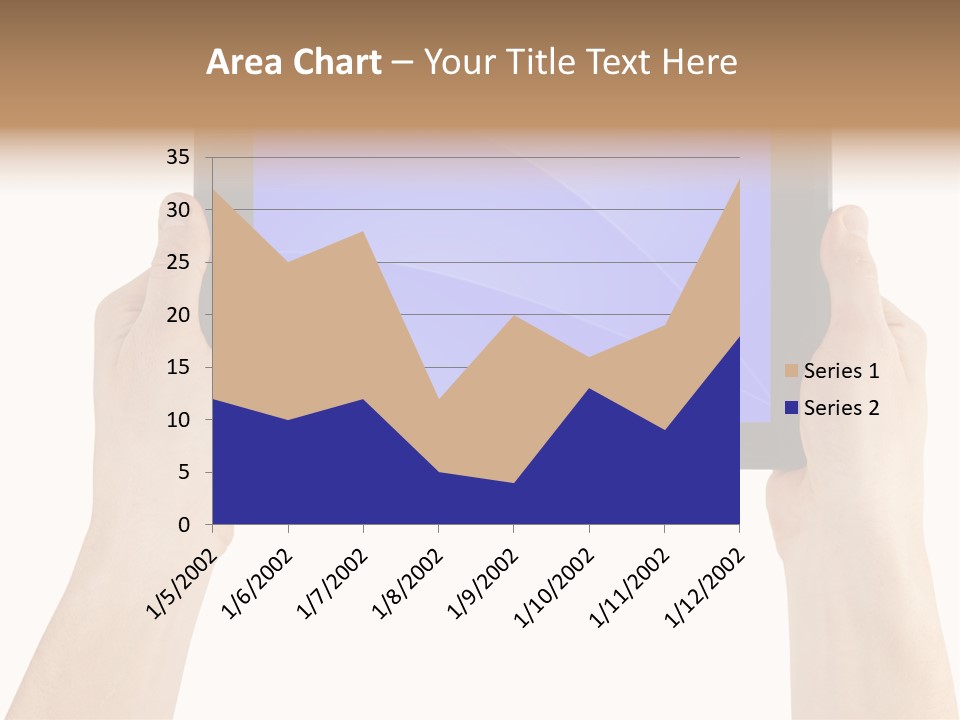Holding Hand Modern PowerPoint Template