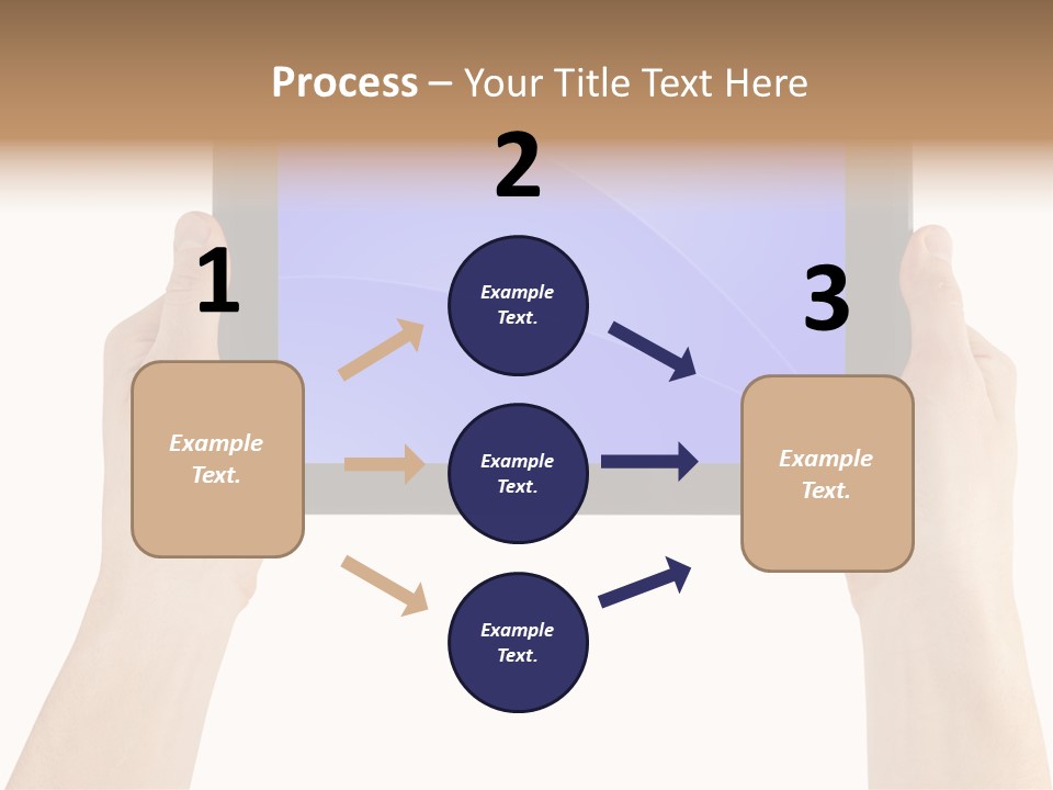 Holding Hand Modern PowerPoint Template