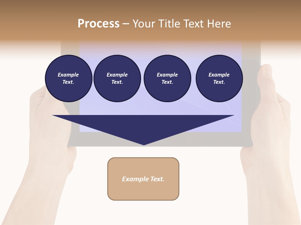 Holding Hand Modern PowerPoint Template