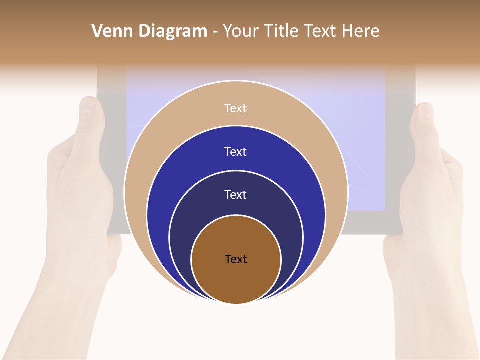 Holding Hand Modern PowerPoint Template