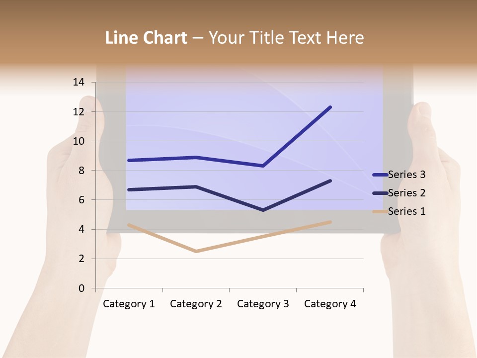 Holding Hand Modern PowerPoint Template