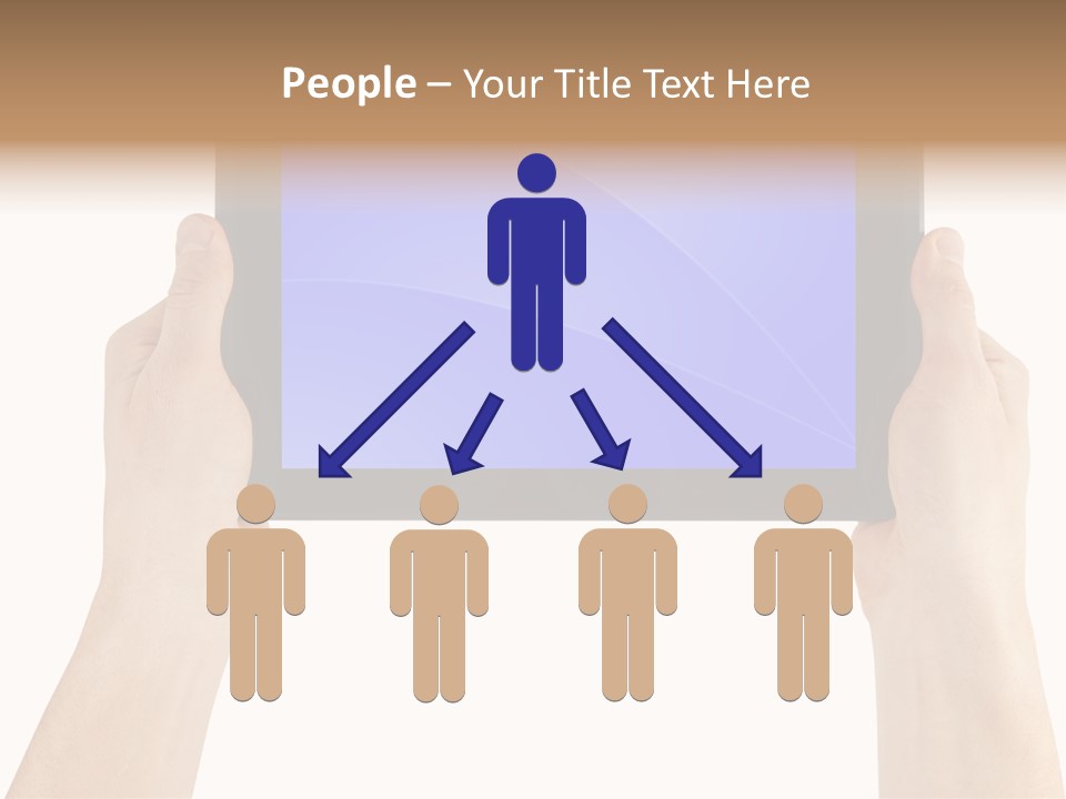 Holding Hand Modern PowerPoint Template