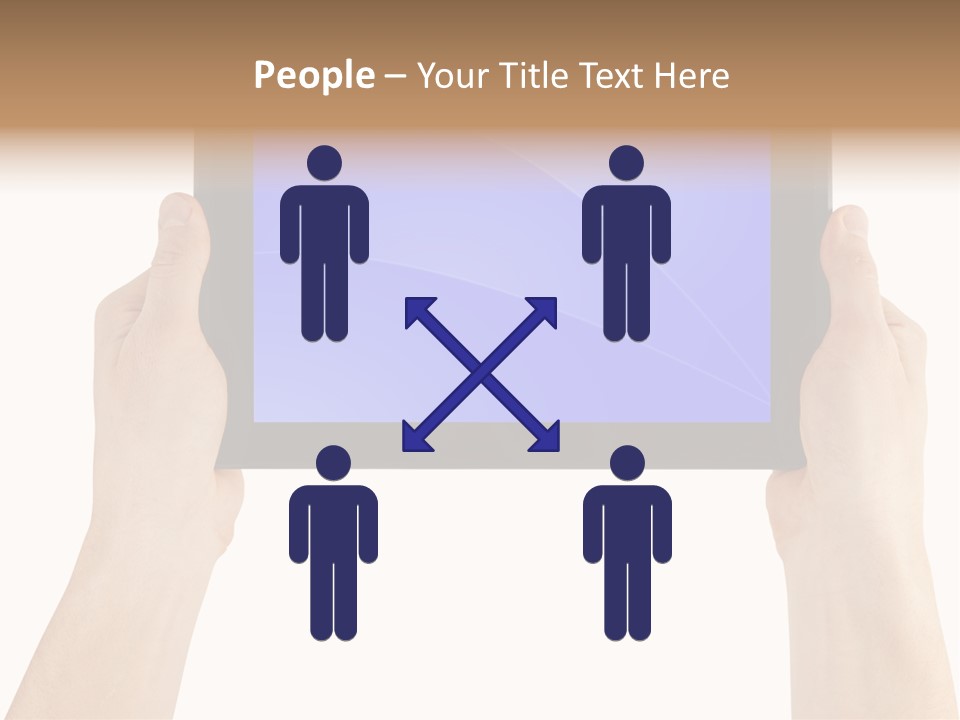 Holding Hand Modern PowerPoint Template