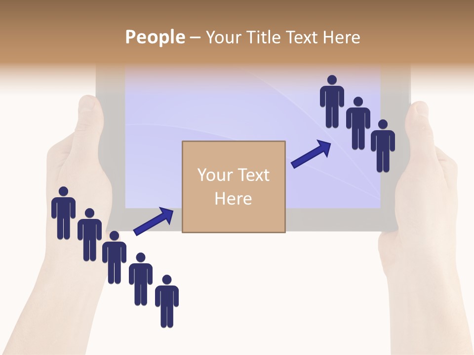 Holding Hand Modern PowerPoint Template