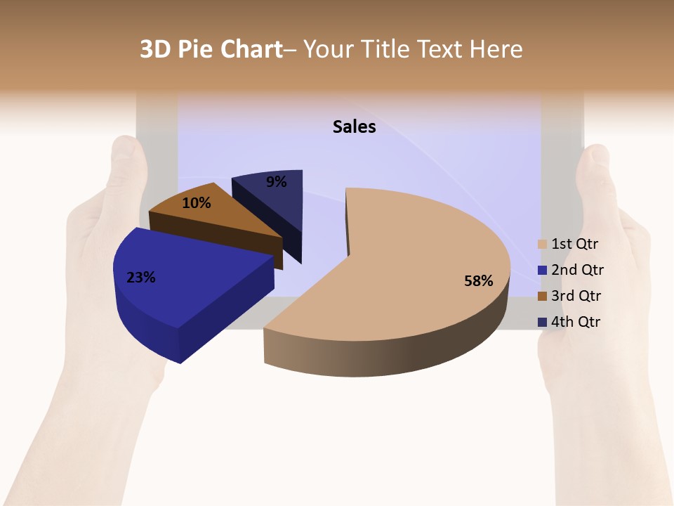 Holding Hand Modern PowerPoint Template