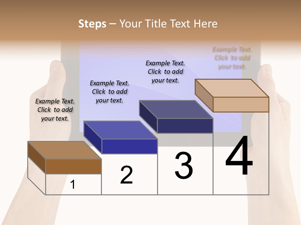 Holding Hand Modern PowerPoint Template