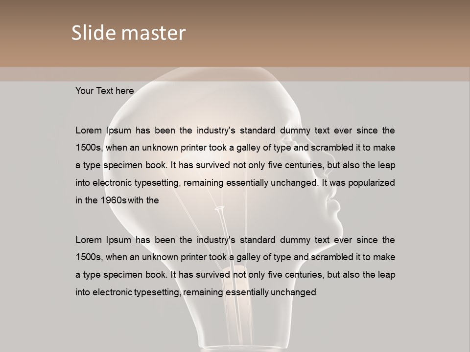 Wisdom Imagination Invention PowerPoint Template