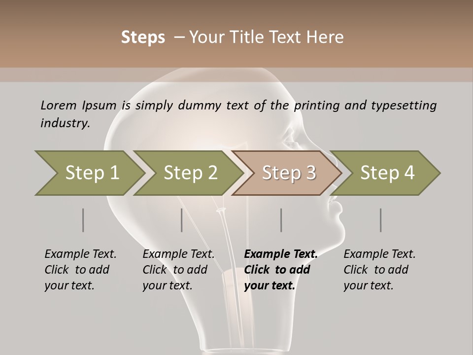 Wisdom Imagination Invention PowerPoint Template