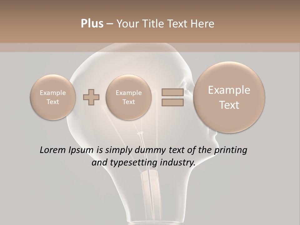 Wisdom Imagination Invention PowerPoint Template