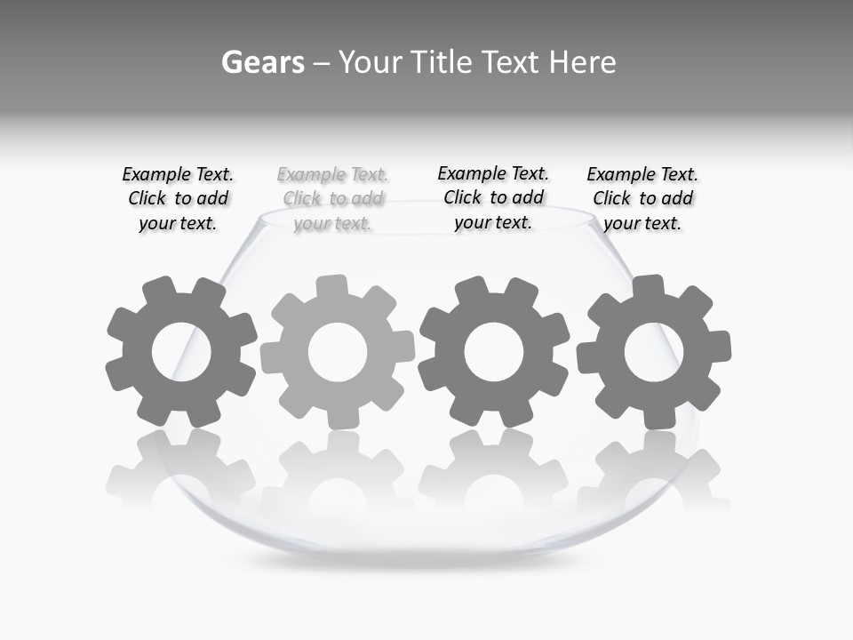 Home Swim Fishbowl PowerPoint Template