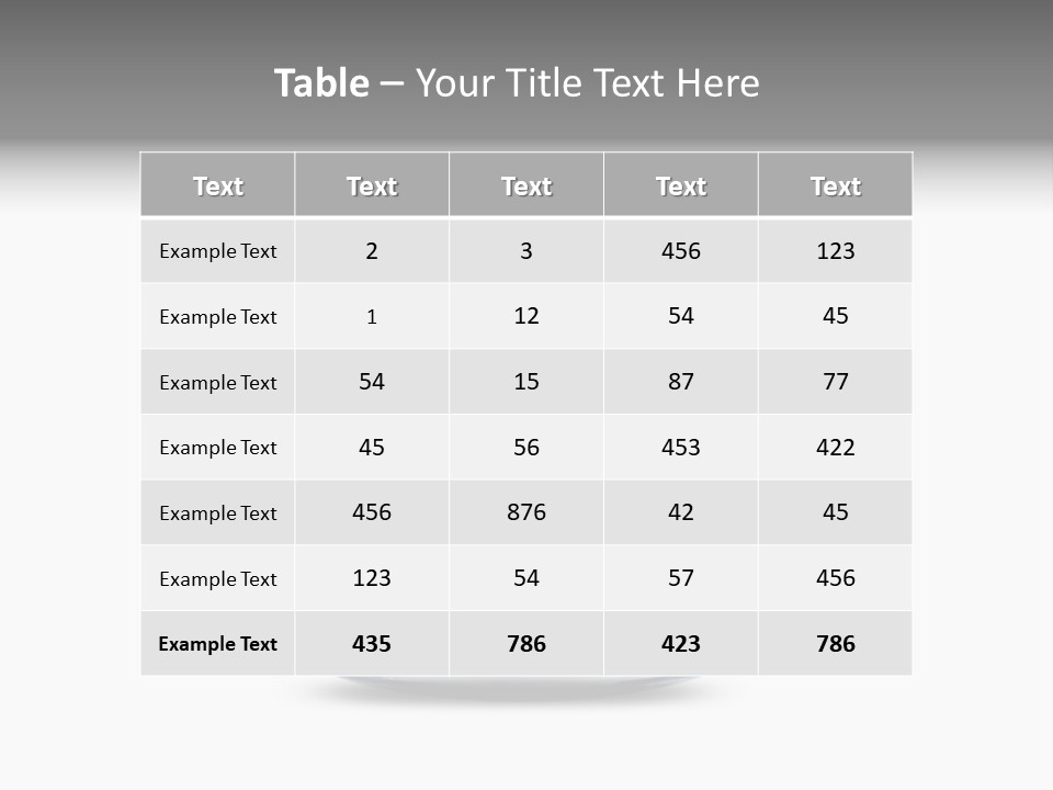 Home Swim Fishbowl PowerPoint Template